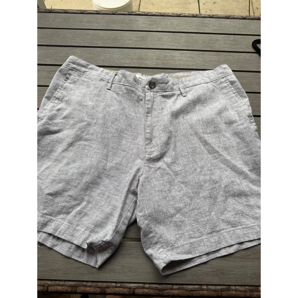 Goodfellow The Every Wear Flat-Front 7" Inseam Shorts 38 Gray Golf Lake Club